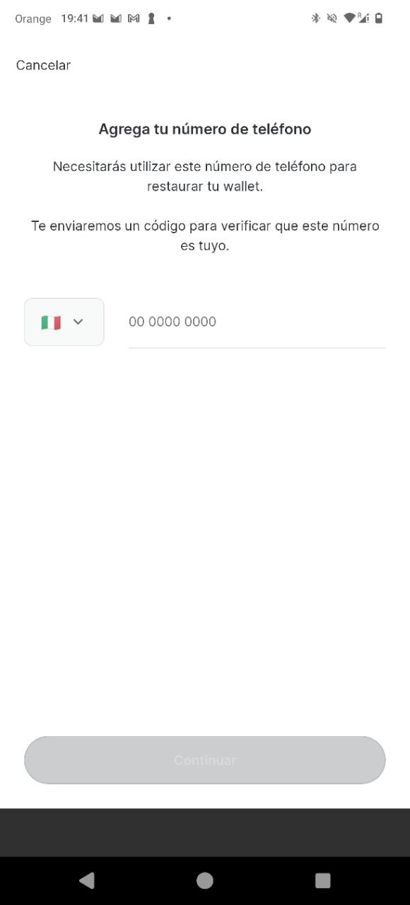 Última pantalla antes de conectar con Karma GAP